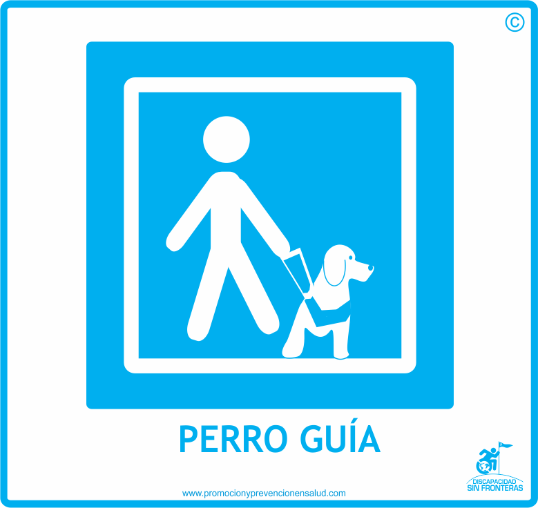logos discapacidades perro guia discapacidad sin fronteras